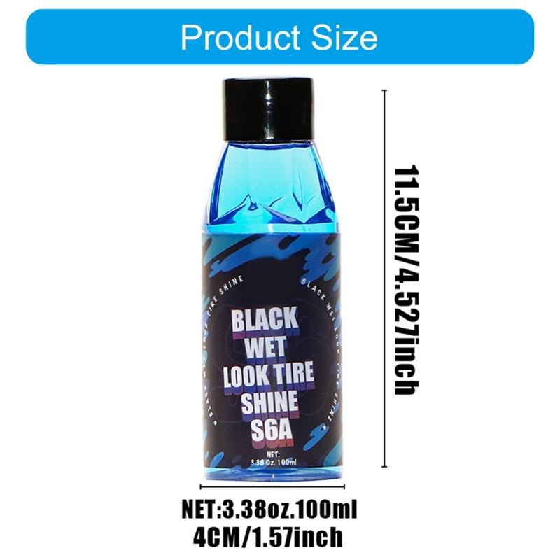 Long Lasting Tire Coating Agent Formula Dressing Sprayer Suitable for SUVs and Offroads Vehicles Rubber Synthetic Wheels