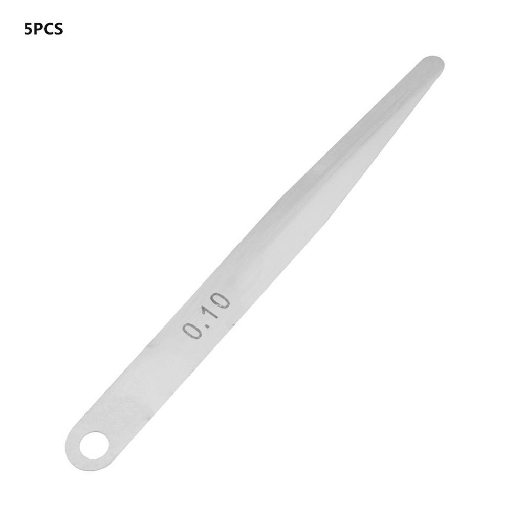 5pcs 0.08mm Thickness Feeler Gauge   Filler Thickness Gage Measurement Tool (0.08mm)