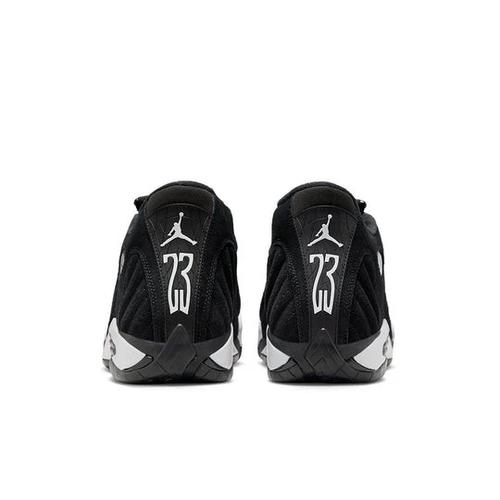 Air Jordan 14 Retro Black White 487471-016