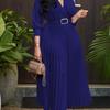 Women's Fashion Solid Color Plus Size Dress