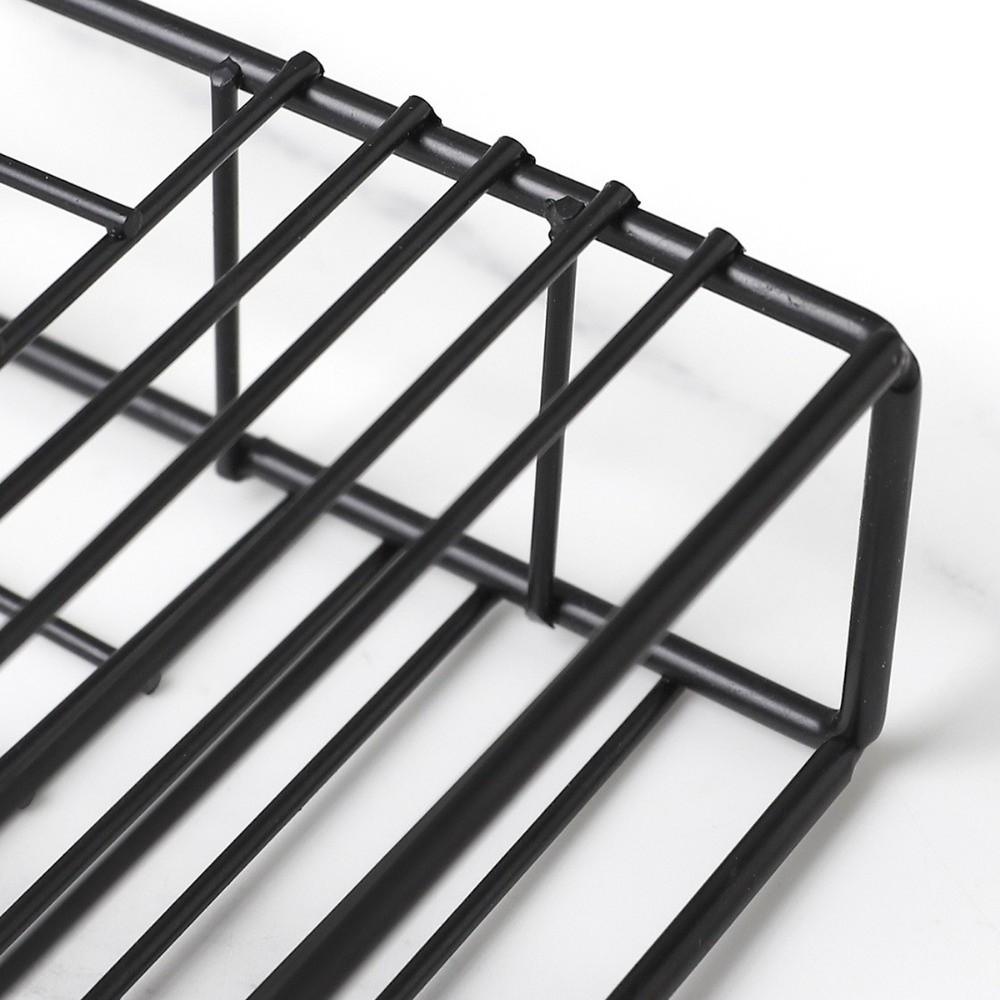 Stable Iron Napkin Holder Stainless Steel Countertop Napkin Organizer Table Decoration