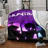 1pc K Pop Demon Hunters Flannel Blanket, Soft Skin Friendly with Digital Printing, Various Sizes Available for Family, Friends, Birthday
