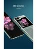 Samsung Z Flip6 Electroplated Transparent Ultra-Thin Anti-Drop Case for Foldable Screen