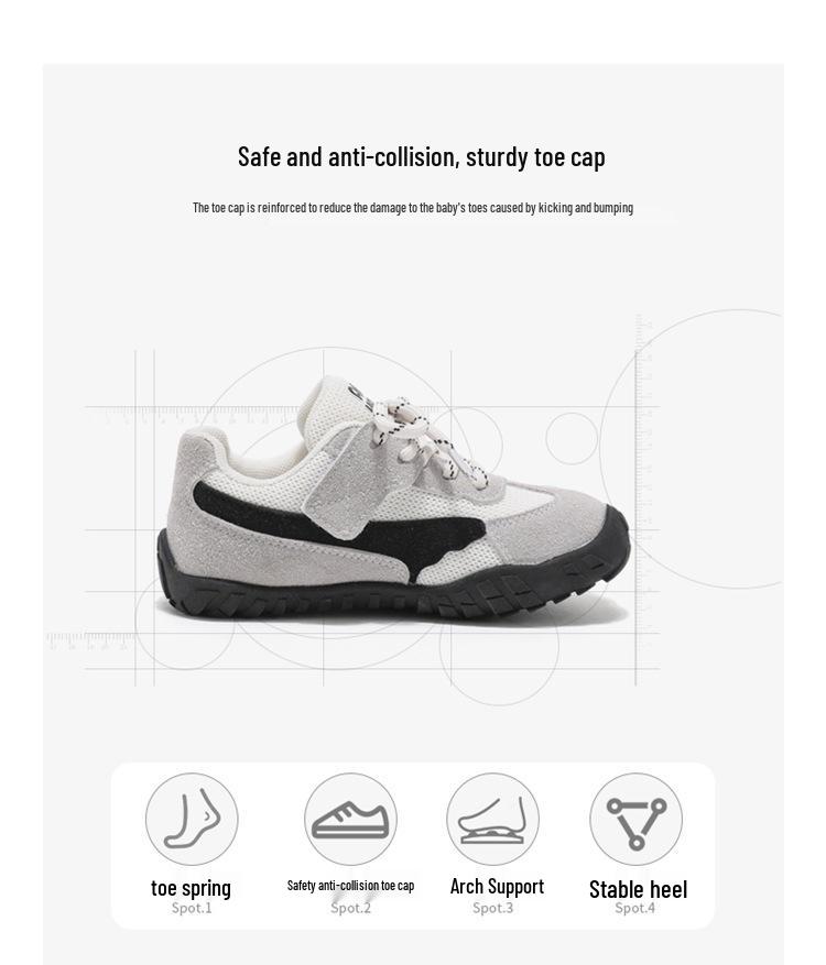 ABCkids 2026 Spring German Training Shoes: Men's & Women's Thick-Soled Platform, Comfortable Soft Sole, Trendy Dad Sneakers