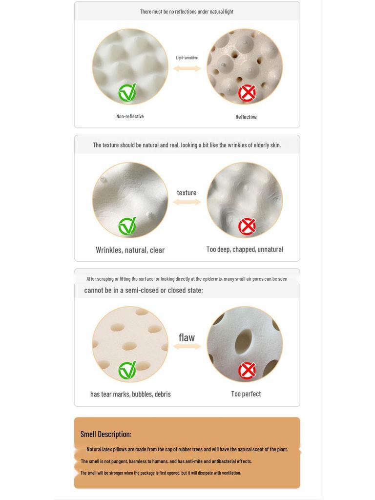 Latexkissen mit Nackenstütze für Erwachsene & Kinder - Massage-Typ mit Partikelkern