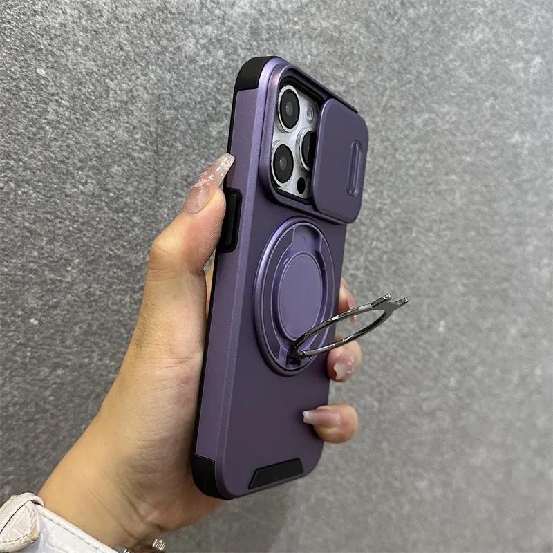 For  Rotating Ring Holder Lanyard Case for For Iphone 16 1 17 Pro Max 17 Air 14 Plus 11 13 12 Wrist Strap Bracket Cover