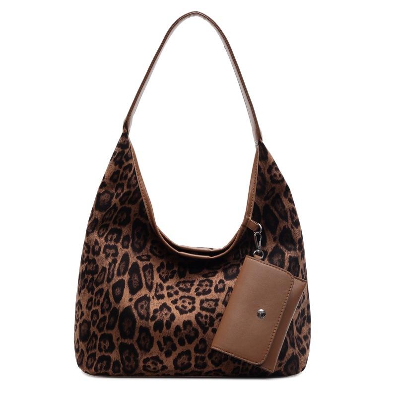 Super fire leopard print mother and child bag fashionable large-capacity tote bag women's autumn and winter 2025 new fashionable shoulder bag