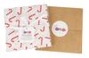 Soimoi Christmas Print  Precut 5-inch Cotton  Fabric  Quilting  Squares  Charm Pack DIY Patchwork Sewing Craft- Red &
