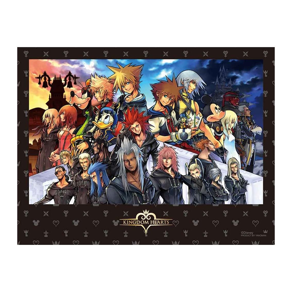 

Пазл Yanoman 300 деталей Kingdom Hearts II FINAL MIX+ Disney 16,5 см x 21,5 см RPJ Набор 42-104