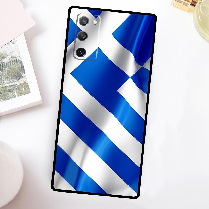 Greece Greek Flag Phone Case For Samsung Galaxy S26 S25 Ultra S24 FE S20 S21 FE S22 S23 Plus S10 S25 FE Cover