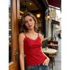 Sexy Lace Patchwork European Style Slim Fit Inner Camisole Tank Top For Women