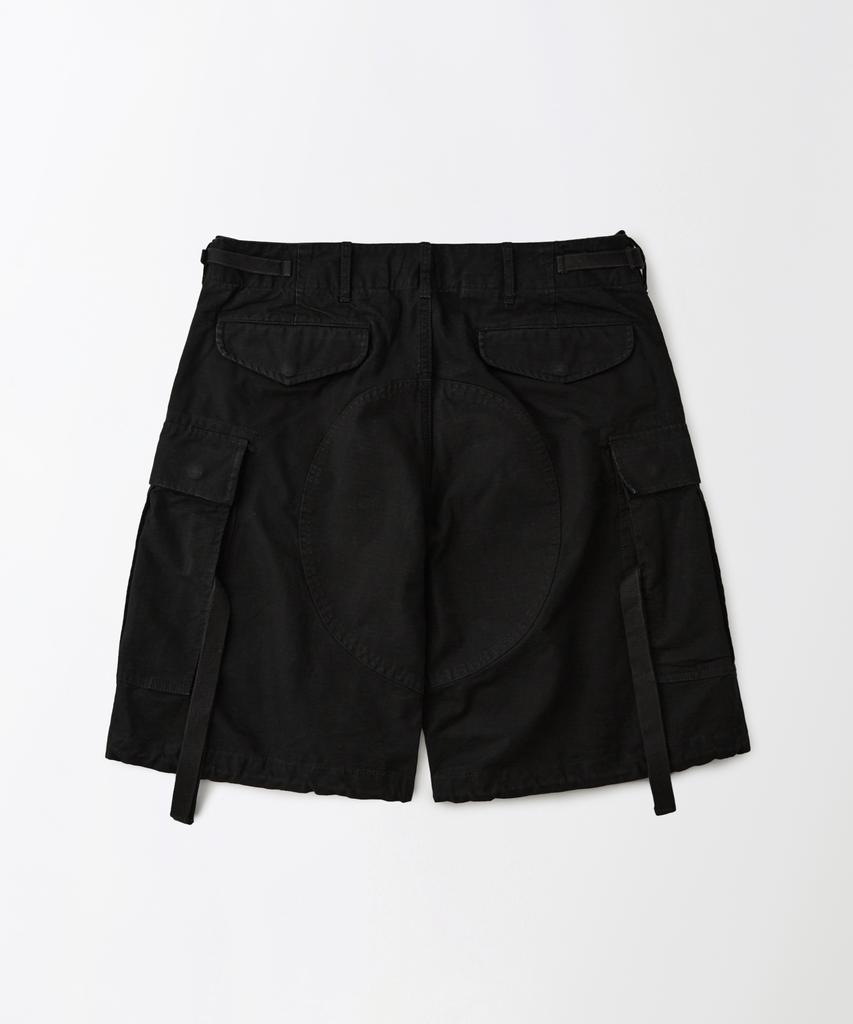OUTSTANDING M-51 Wide Cargo Shorts_Black