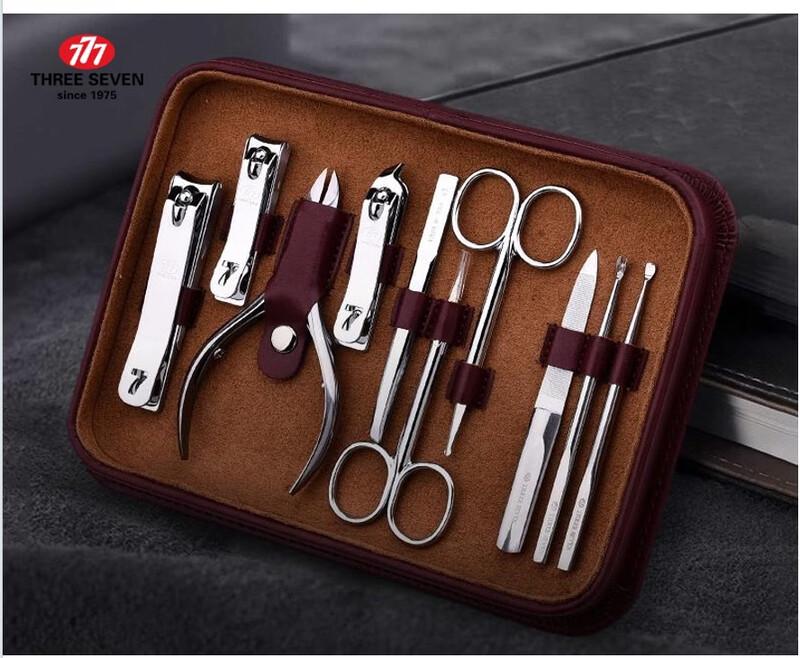 THREE SEVEN 10-Piece German Manicure Set