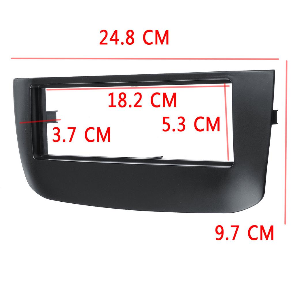 Portable 1Din Car Stereo Radio Frame Panel Trim For Facia Punto EVO 2009-2017/ Fiat Linea(323) 2012 182X53mm
