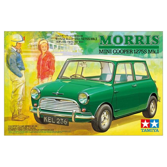 Tamiya 1/24 Sports Car Series No.39 Morris Mini Cooper 1275S Mk.I Plastic Model 24039 Molded Color