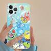 Cute SpongeBob Dolls Phone Case for iPhone 17 16 15 14 13 12 11 Pro Max Plus Soft Cover Personalized DIY