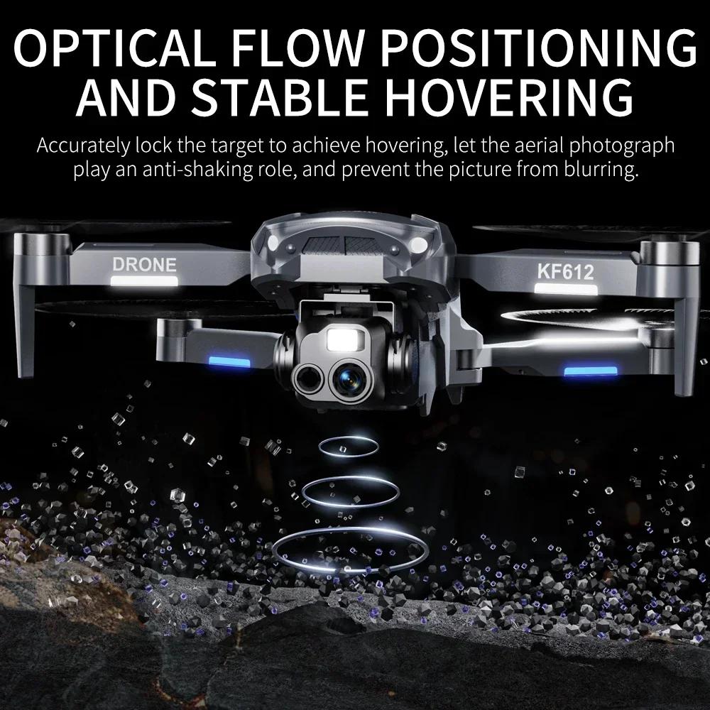 KF612 Mini Drone 4k Profesional HD Camera With Lifting Obstacle Avoidance Photography Brushless Motor Foldable Rc Quadcopter Toy