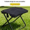 Portable Folding Camping Chair Reinforced Frame Stable Safe for Outdoor Fishing Camping Picnic Travel Hiking