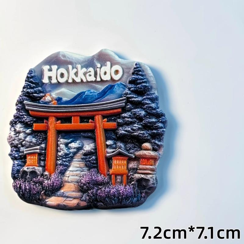 Japan Refrigerator Magnets Tokyo Travel Souvenirs Mount Fuji Hokkaido Sapporo Fridge Stickers Birthday Gifts