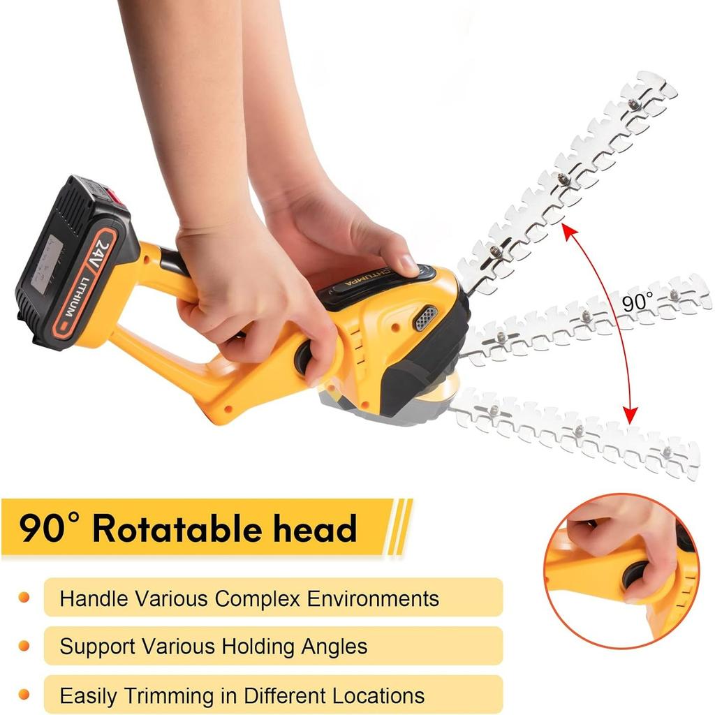 Cordless Grass Shears for Makita Battery,Cordless Hedge Trimmer,Handheld Grass Trimmer Cordless,Electric Bush Trimmer Cordless