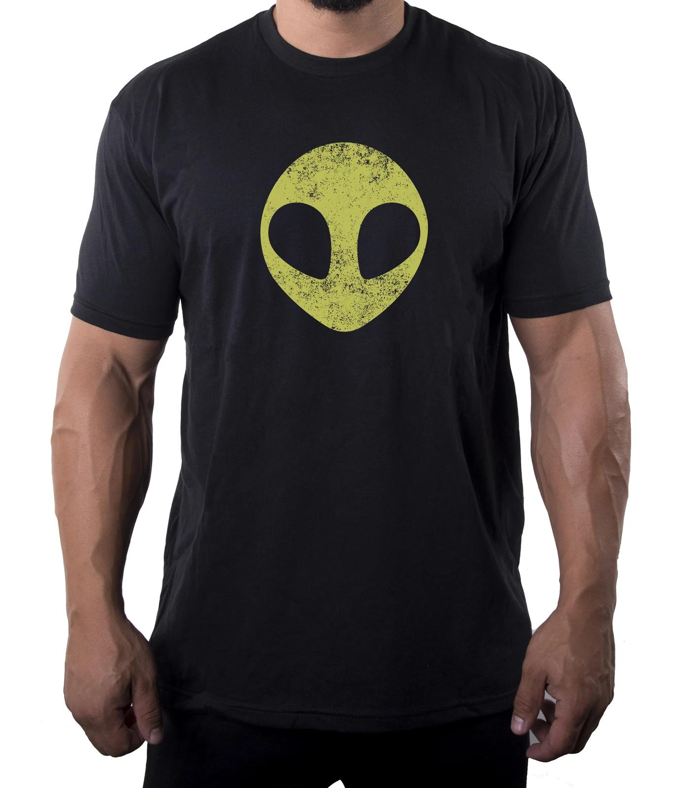 Vintage Alien Men s Shirts, Vintage Alien Shirts, Funny Men s Shirts L