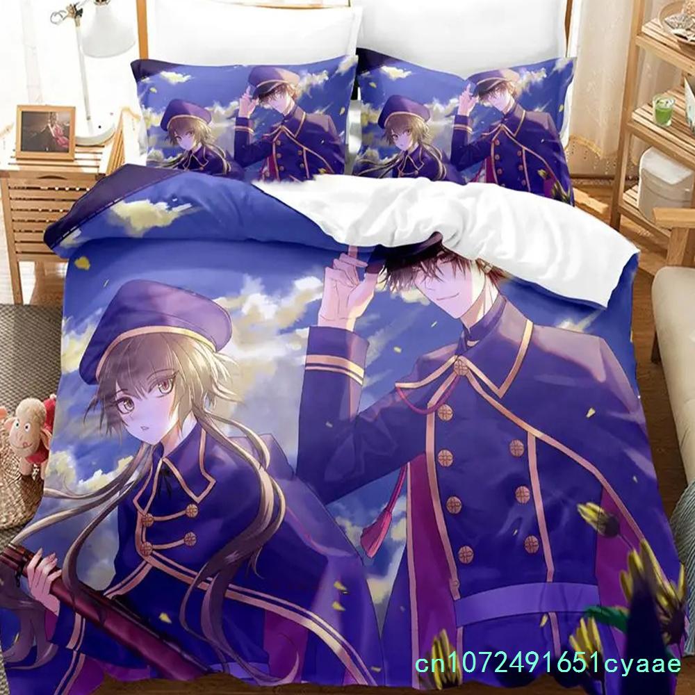 Project SEKAI Hoshino Ichika Set Biancheria da Letto Ragazzi Ragazze Twin Queen Size Copripiumino Federa Letto Bambini Adulti