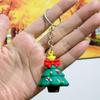 Cartoon Weihnachts Silikon Schlüsselanhänger Nikolaus Rentier Schneemann Formen Langlebige Taschendekoration für Weihnachtsgeschenke Tägliche Nutzung