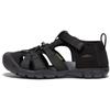 KEEN Kids Sandals SEACAMP II CNX Sea Camp Two CNX Cm (20.0-23.5cm) Black/Gray 22.5