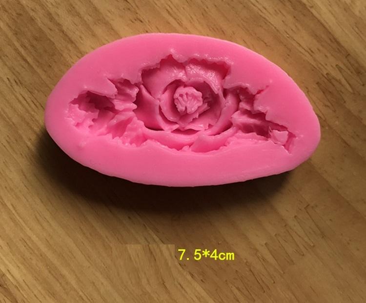 3D Flower Silicone Molds Fondant Craft Cake Candy Chocolate Sugarcraft Ice Pastry Baking Tool Mould