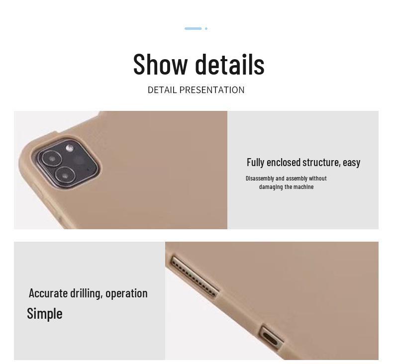 Silicone Full Coverage Foldable Soft Shell Case for iPad 9.7, 10, 10.2, Air 4 10.9, and Pro 11