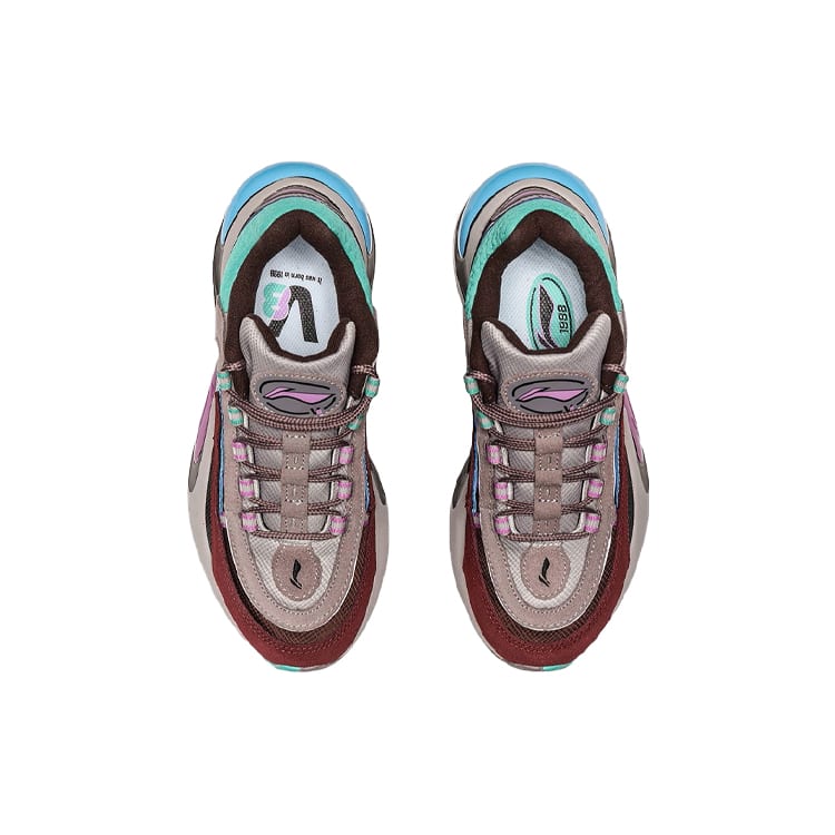 Li Ning V8 Breathable Low top Running Shoes Women's Taupe ARHP286-2