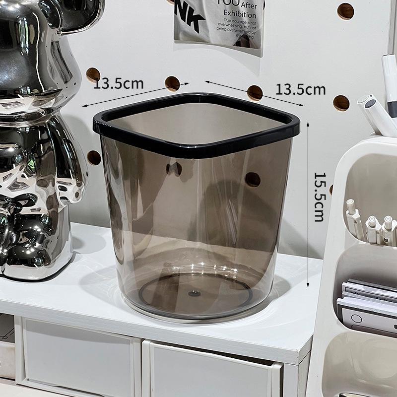 Multi-functional Tea Leaves Bin: Stylish Desktop Waste Basket & Kitchen Draining Basket