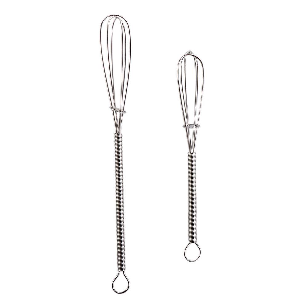Rotary Kitchen Accessories Stainless Steel Agitator Egg Whisk Egg Beater Baking Tool