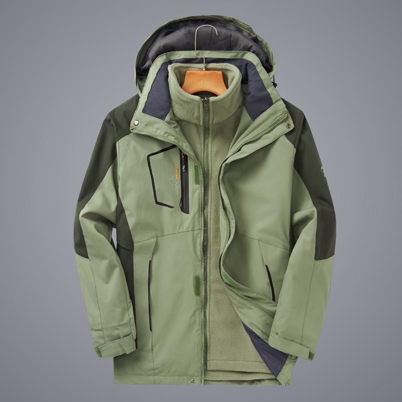 Unisex 3-in-1 Detachable Storm Jacket, Ideal for Cold Weather, Work, and Tibet Travel, Sizes L-8XL