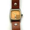 Used DIESEL Diesel Watch Quartz Brown Leather In Operation