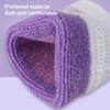 1 Pair Sports Wristband Sweat-absorbing Breathable Fabric Extra Soft Elastic Non-Fading Wrist Protection