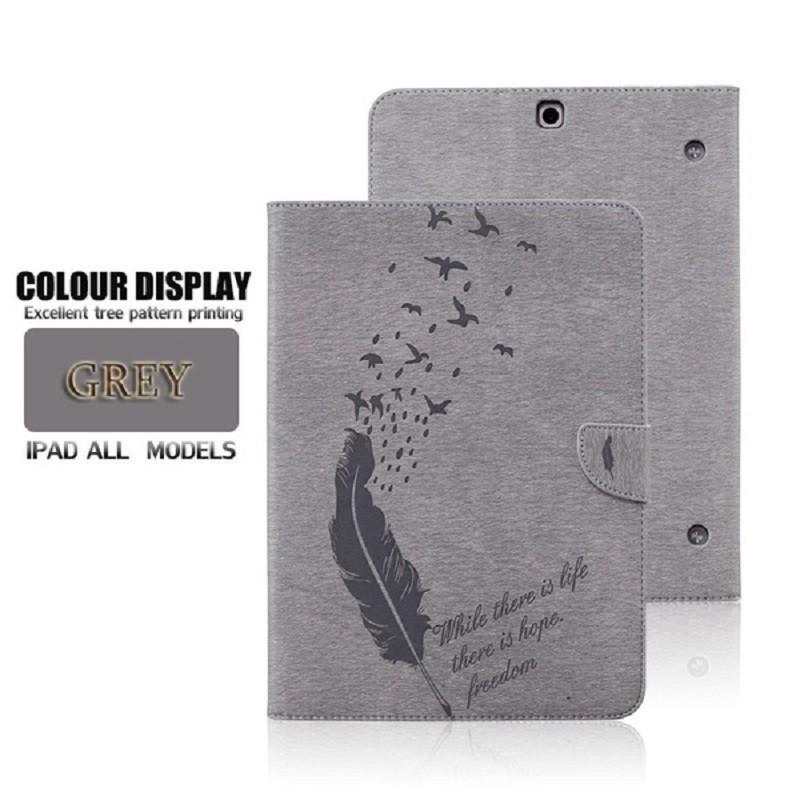 Premium Quality Fashion Embossed Feather Stand Magnetic Smart Tablet Case Cover For Apple Ipad With Timeless Design And Versatile Fit