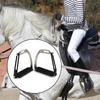 2Pcs Horse Riding Stirrups,Saddle Stirrups Replacement Nonslip Footrest Rubber Pedal for Outdoor