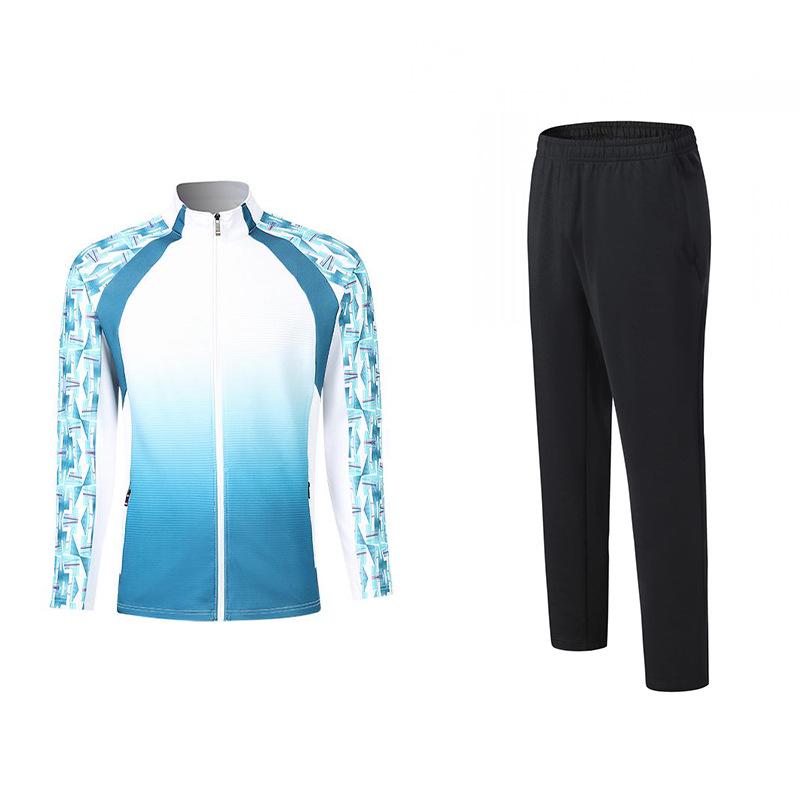 Unisex Long Sleeve Sports Jacket: Badminton, Coaching & Running Training Suit, Sports Event Entrance Wear