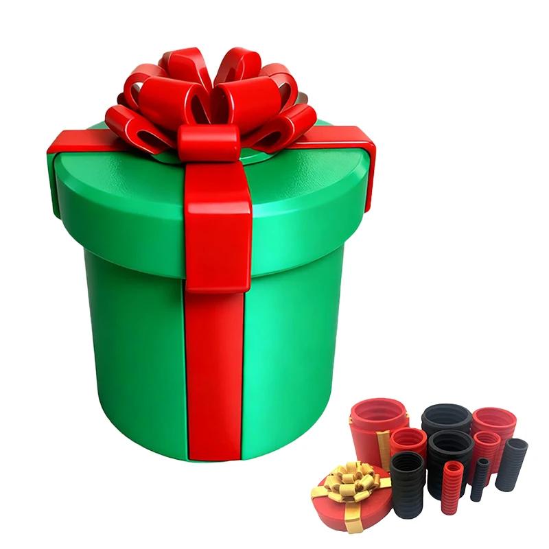 Herbruikbare Nestelende Prank Cadeauboxen Leuke Verrassingsverpakking voor Verjaardagen Kerstmis White Elephant Party Cadeaus 7x7x8.5cm