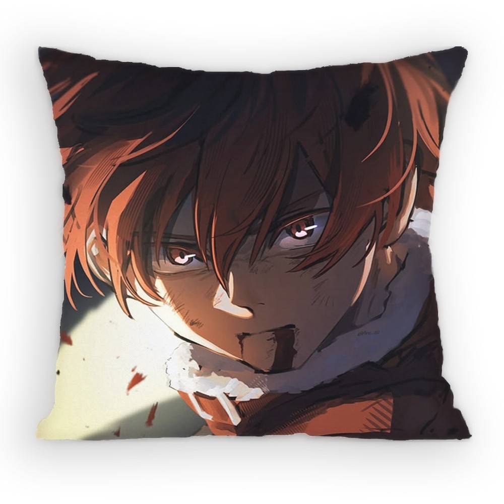Stark Anime Frieren Pillow Case Sofa Living Room for Bedroom car Headboard Backrest Cushion Square Cushion Nap Time