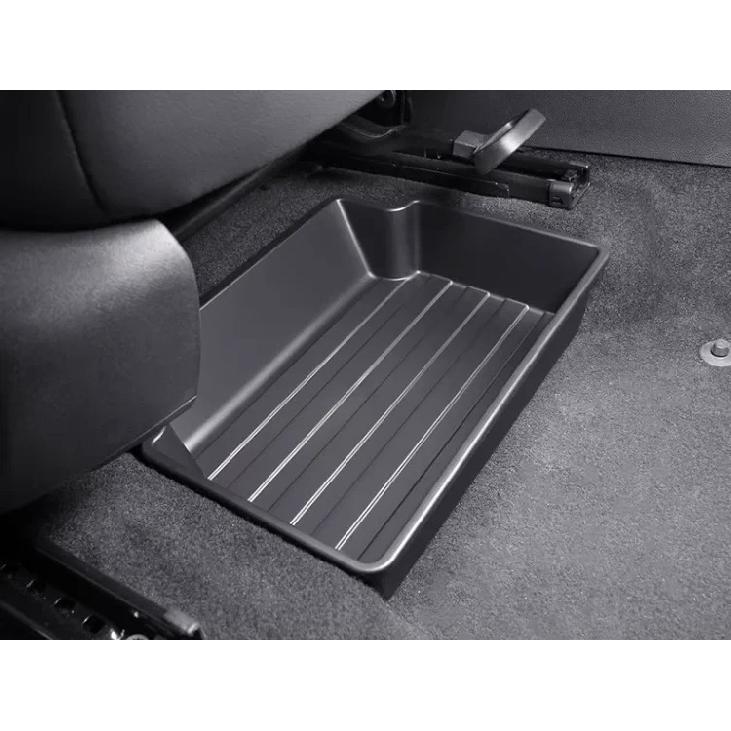Pour VW Tiguan MK2 2023 Boîte de rangement sous le siège Accessoires Capacité Nouveau Support Bac à ordures élevé Organiseur Boîtier Tiroir 2023