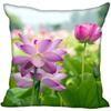 Luxury Home Decor Pillowcase Lotus Painting Art Pillowcase Living Room Sofa Cushion Cover