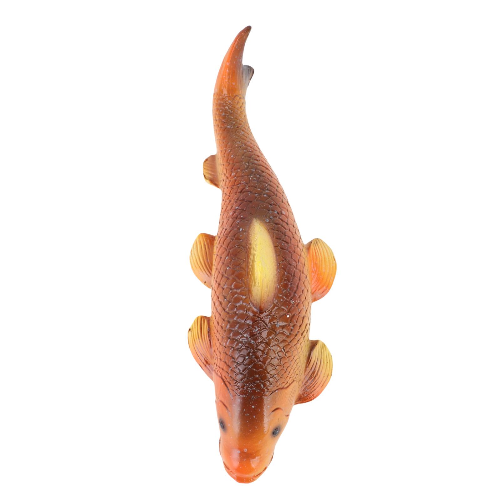 

Floating Koi Decor Resin Hand Coloured Floating Realistic Koi Fish for Garden Courtyard Pool