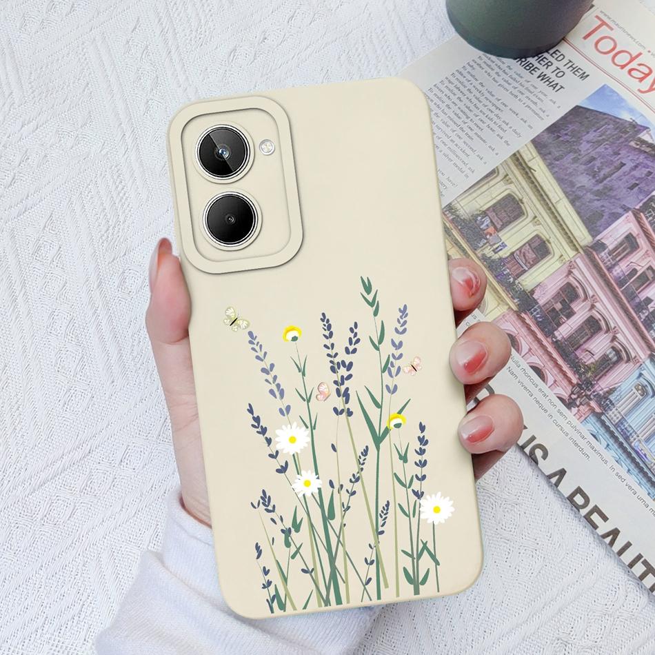 For Realme 10 Pro Plus Case Cartoon Soft Smooth Liquid Silicone Cover Camera Shell For OPPO Realme10 10Pro+ Coque Funda Capa