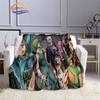 Caricature JoJo’s Bizarre Adventure Stone Ocean Blanket Soft Fleece Throw  Lightweight All Seasons Warm for Couch Quilt