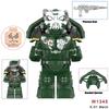 Latest Bos Game T60 Power Armor Army Officers Soldiers Figurine Machine Gun Model Construction Blocks Kids Toys Gifts Young Boys Girls Juguetes