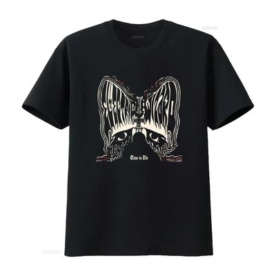 Electric Wizard Time To Die T Shirt Unique Skull Design with Eye Details for Rock Fans Vintage Washed Homme Comfortable Graph...