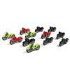 Motorcycle Blocks, Vehicle Parts, Classic Compatible, 4 Colors, 12 Units
