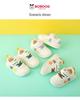 Babu Dou Plush-Lined Non-Slip Toddler Shoes for Boys & Girls, Winter Warmth with Soft Sole.
